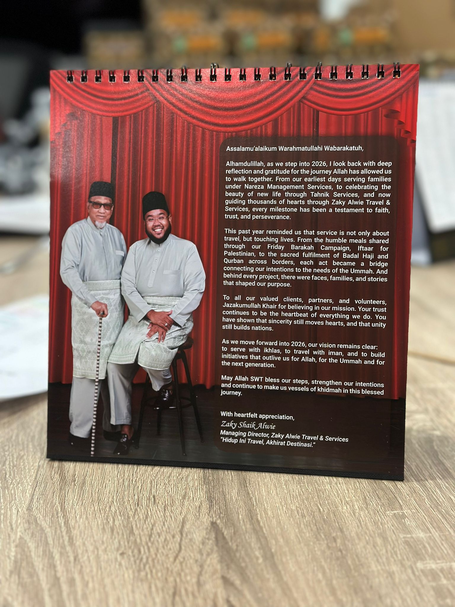 2026 Calendar Amal Projek Sunat Anak Yatim & Fakir Miskin di Batam.